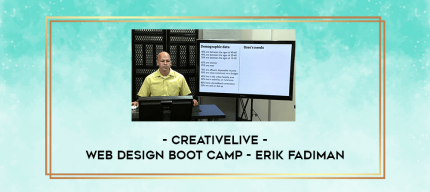 creativeLIVE - Web Design Boot Camp - Erik Fadiman digital courses