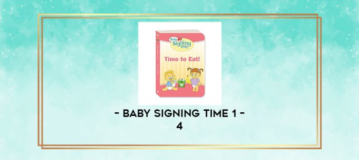Baby Signing Time 1 - 4 digital courses