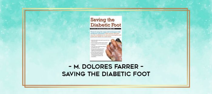 M. Dolores Farrer - Saving the Diabetic Foot digital courses