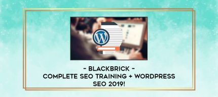 BlackBrick  - Complete SEO Training + WordPress SEO 2019! digital courses