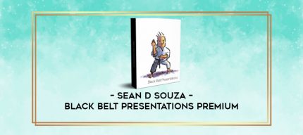 Sean D Souza - Black Belt Presentations Premium digital courses