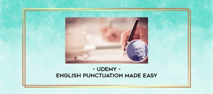 Udemy - English Punctuation Made Easy digital courses