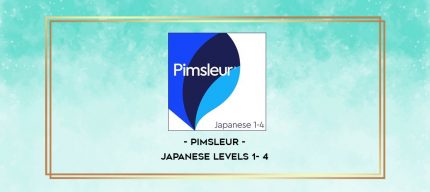 Pimsleur - Japanese Levels 1- 4 digital courses