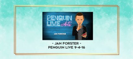 Jan Forster - Penguin Live 9-4-16 digital courses