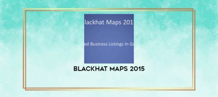 Blackhat Maps 2015 digital courses