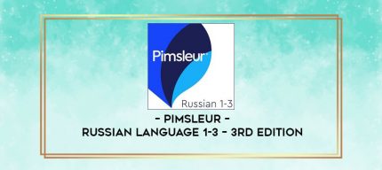 Pimsleur - Russian Language 1-3 - 3rd Edition digital courses