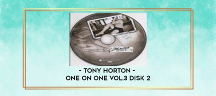 Tony Horton - One on One Vol.3 Disk 2 digital courses