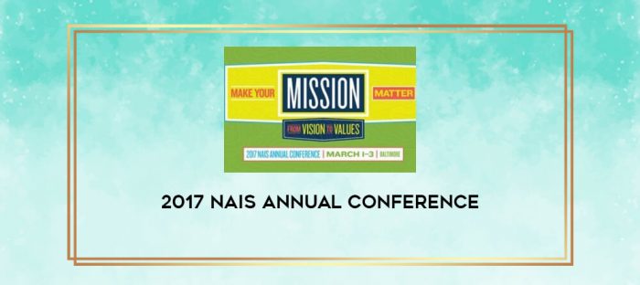2017 NAIS Annual Conference digital courses