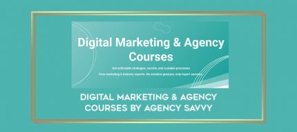 Digital Marketing & Agency Courses by AgencySavvy Online courses