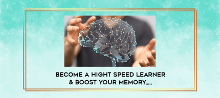 Become a hight speed learner & Boost your memory from https://imylab.com