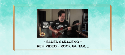 Blues Saraceno - REH Video - Rock guitar from https://imylab.com