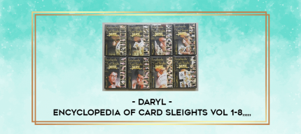 Daryl - Encyclopedia of Card Sleights Vol 1-8 from https://imylab.com