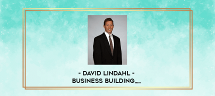 David Lindahl - Business Building from https://imylab.com
