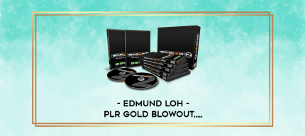 Edmund Loh - PLR Gold Blowout from https://imylab.com