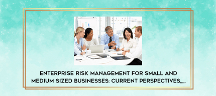 Enterprise Risk Management for Small and Medium Sized Businesses: Current Perspectives from https://imylab.com