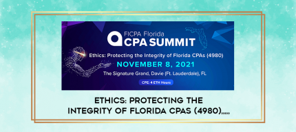 Ethics: Protecting the Integrity of Florida CPAs (4980) from https://imylab.com