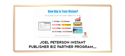 Joel Peterson Instant Publisher Biz Partner Program from https://imylab.com