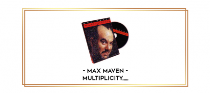 Max Maven - MULTIPLICITY from https://imylab.com