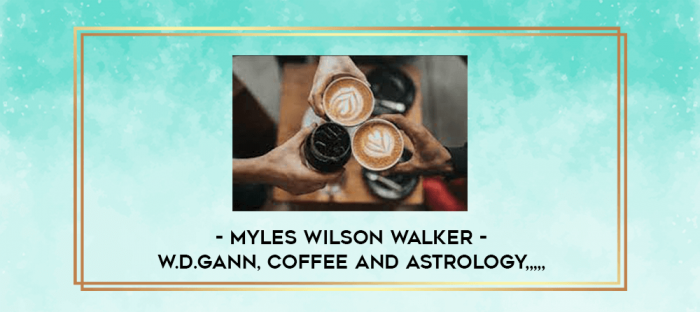 Myles Wilson Walker - W.D.Gann