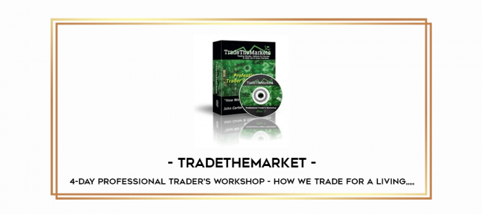 Tradethemarket - 4-Day Professional Trader's Workshop - How We Trade for a Living from https://imylab.com
