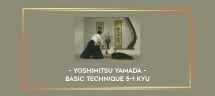 Yoshimitsu Yamada - Basic Technique 5-1 kyu Online courses