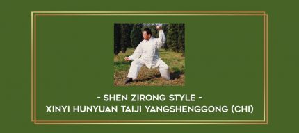 Shen Zirong Style - Xinyi Hunyuan Taiji Yangshenggong (chi) Online courses