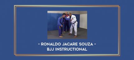 Ronaldo Jacare Souza - BJJ Instructional Online courses
