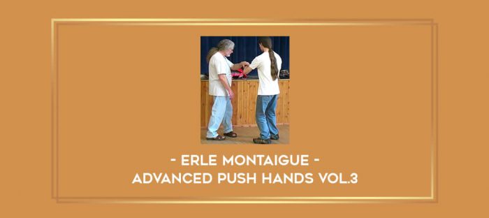 Erle Montaigue - Advanced Push hands Vol.3 Online courses