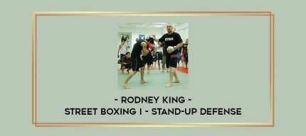 Rodney King - Street Boxing I - Stand-Up Defense Online courses