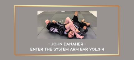 John Danaher - Enter The System Arm Bar Vol.3-4 Online courses