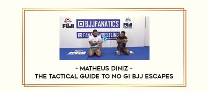 Matheus Diniz - The Tactical Guide To No Gi BJJ Escapes Online courses