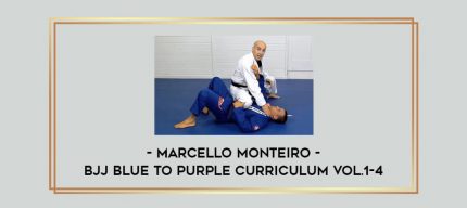 Marcello Monteiro - BJJ Blue to Purple Curriculum Vol.1-4 Online courses