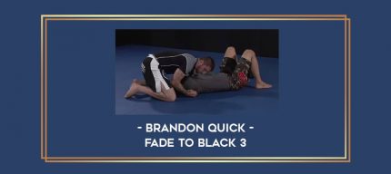 BRANDON QUICK - FADE TO BLACK 3 Online courses