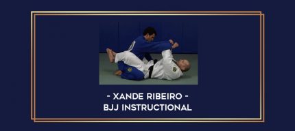 Xande Ribeiro - BJJ Instructional Online courses
