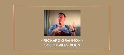 Richard Grannon - Solo Drills VOL 1 Online courses