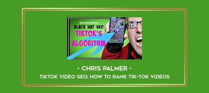 Chris Palmer - TikTok Video SEO: How to Rank Tik-Tok Videos Online courses