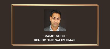 Ramit Sethi - Behind The Sales Email Online courses