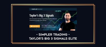 Simpler Trading - Taylor's Big 3 Signals Elite Online courses